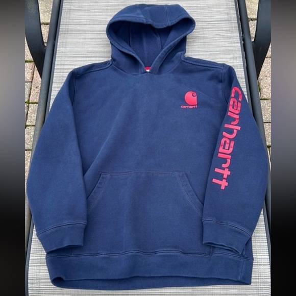 Carhartt Other - Carhartt Sweatshirt Hoodie Blue Size XL (18-20)
